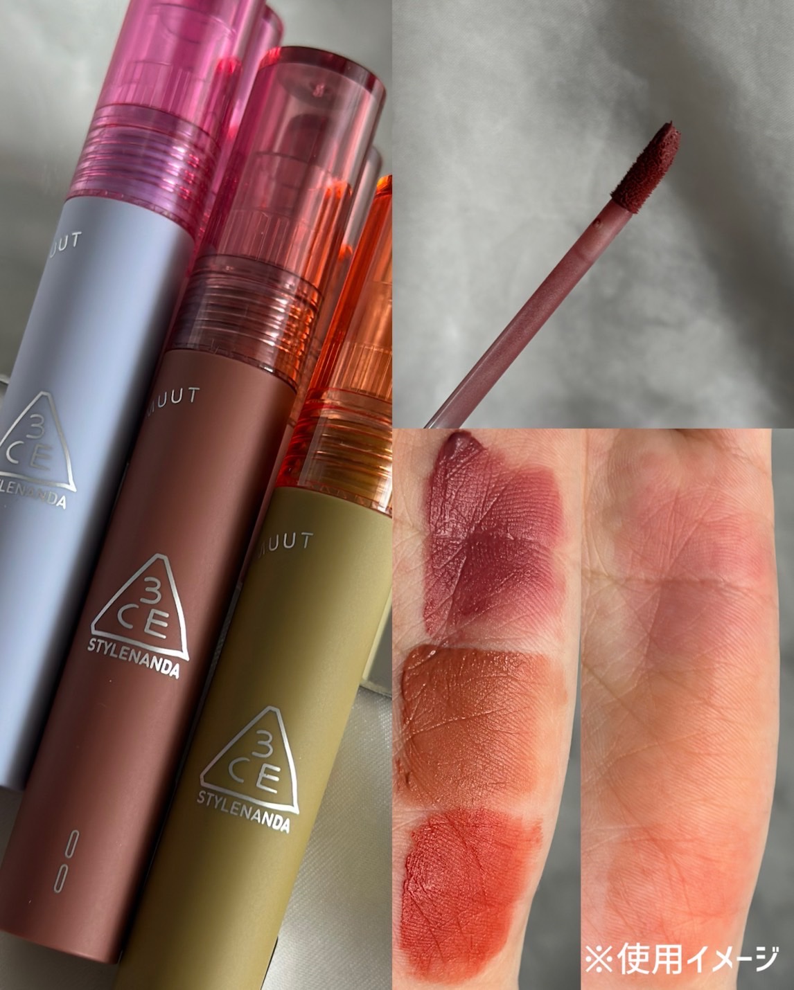 3CE ベルベット リップティント/3CE/リップティントを使ったクチコミ（3枚目）