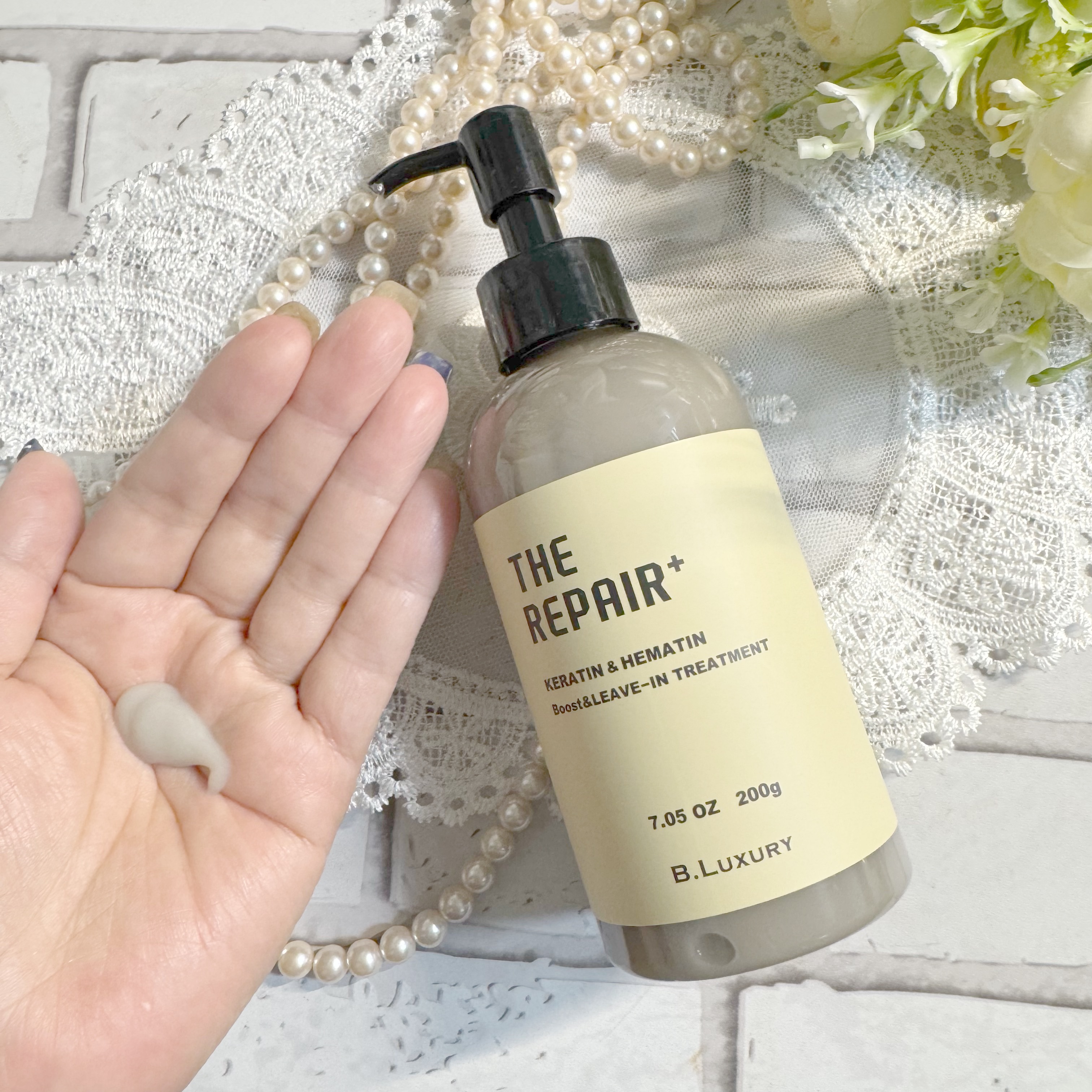 ザ・リペア K＆H集中ミルク美容液/ビーラグジュアリー/ヘアミルクを使ったクチコミ（2枚目）