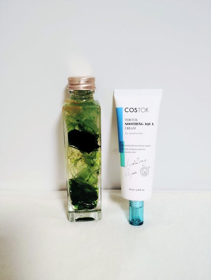 TOKTOK SOOTHING AQUA CREAM /COSTOK/フェイスクリームを使ったクチコミ(2枚目)