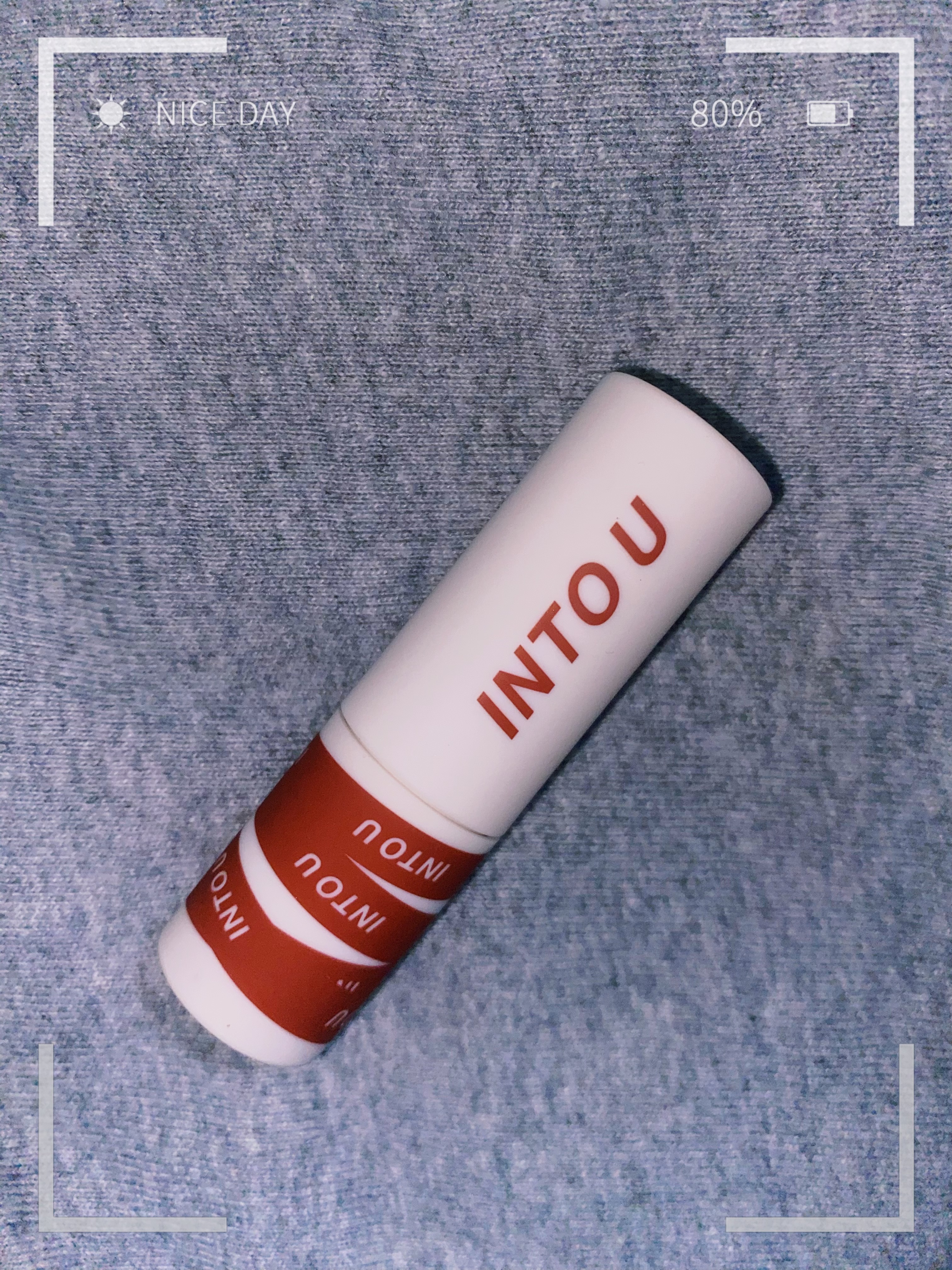 スーパーマットリップ＆チークマッド/INTO U/口紅を使ったクチコミ（1枚目）