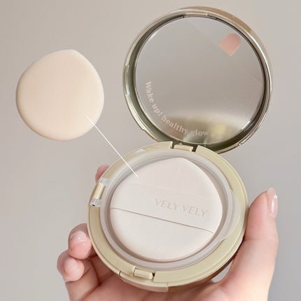 はちみつツヤ肌クッションファンデ/VELY VELY/クッションファンデーションを使ったクチコミ(3枚目)