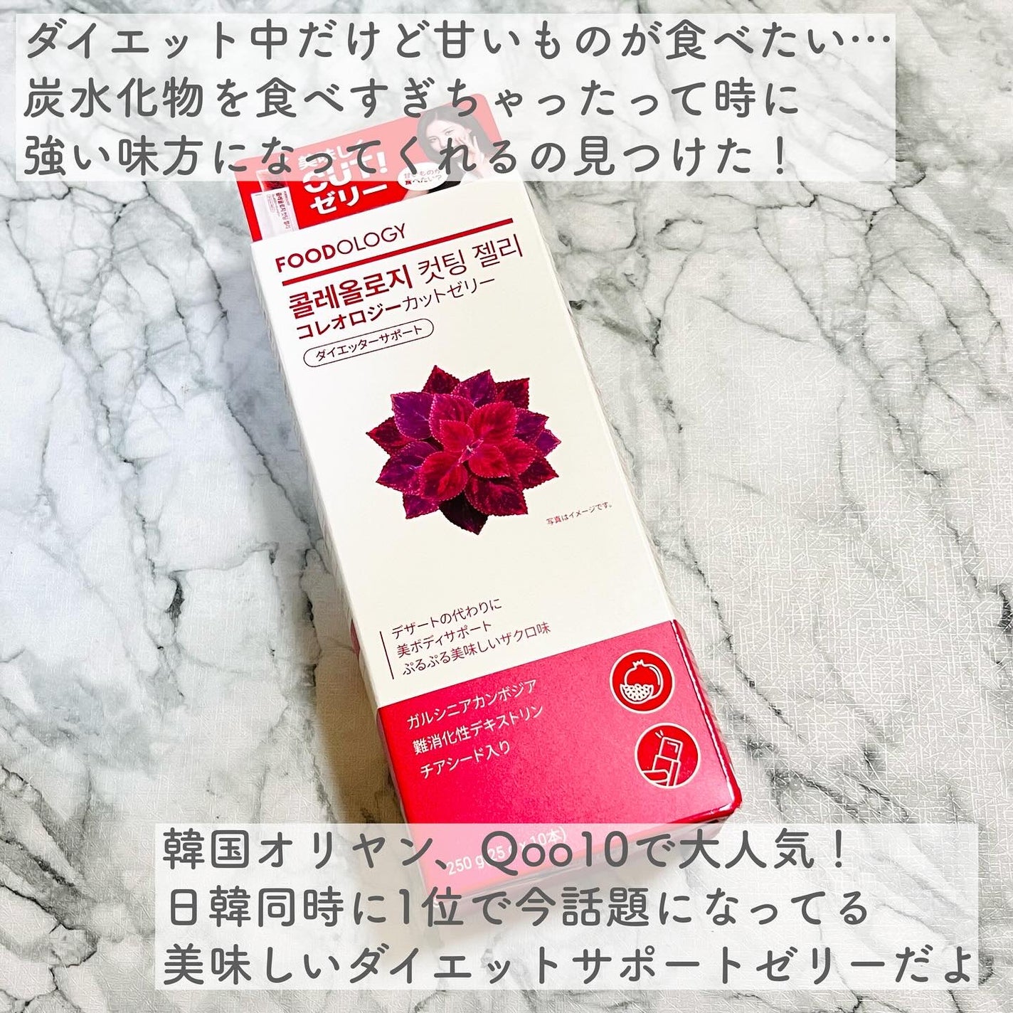 コレオロジーカットゼリー/FOODOLOGY/食品を使ったクチコミ(2枚目)