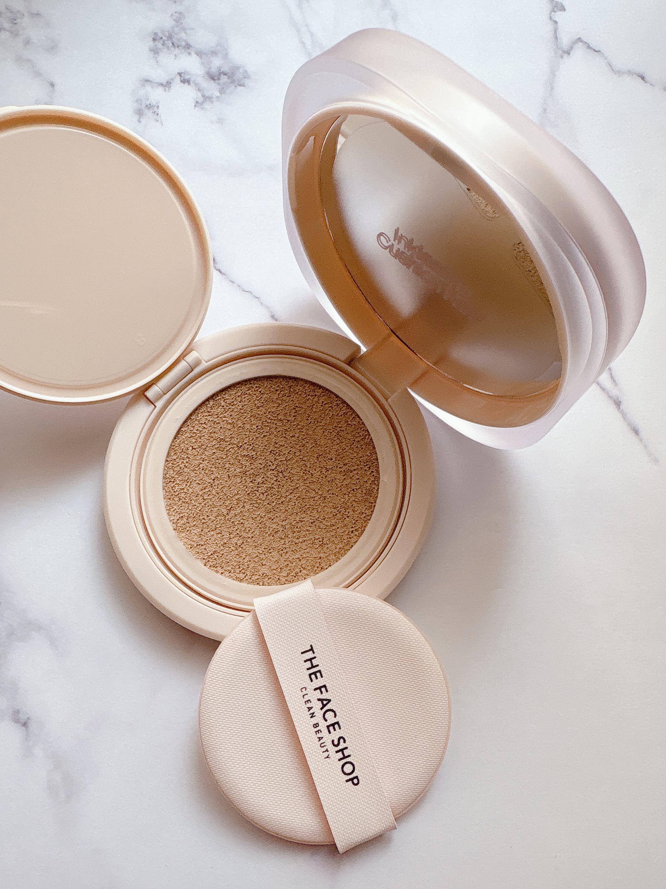 インクラスティングクッションファンデーション/THE FACE SHOP/クッションファンデーションを使ったクチコミ（3枚目）