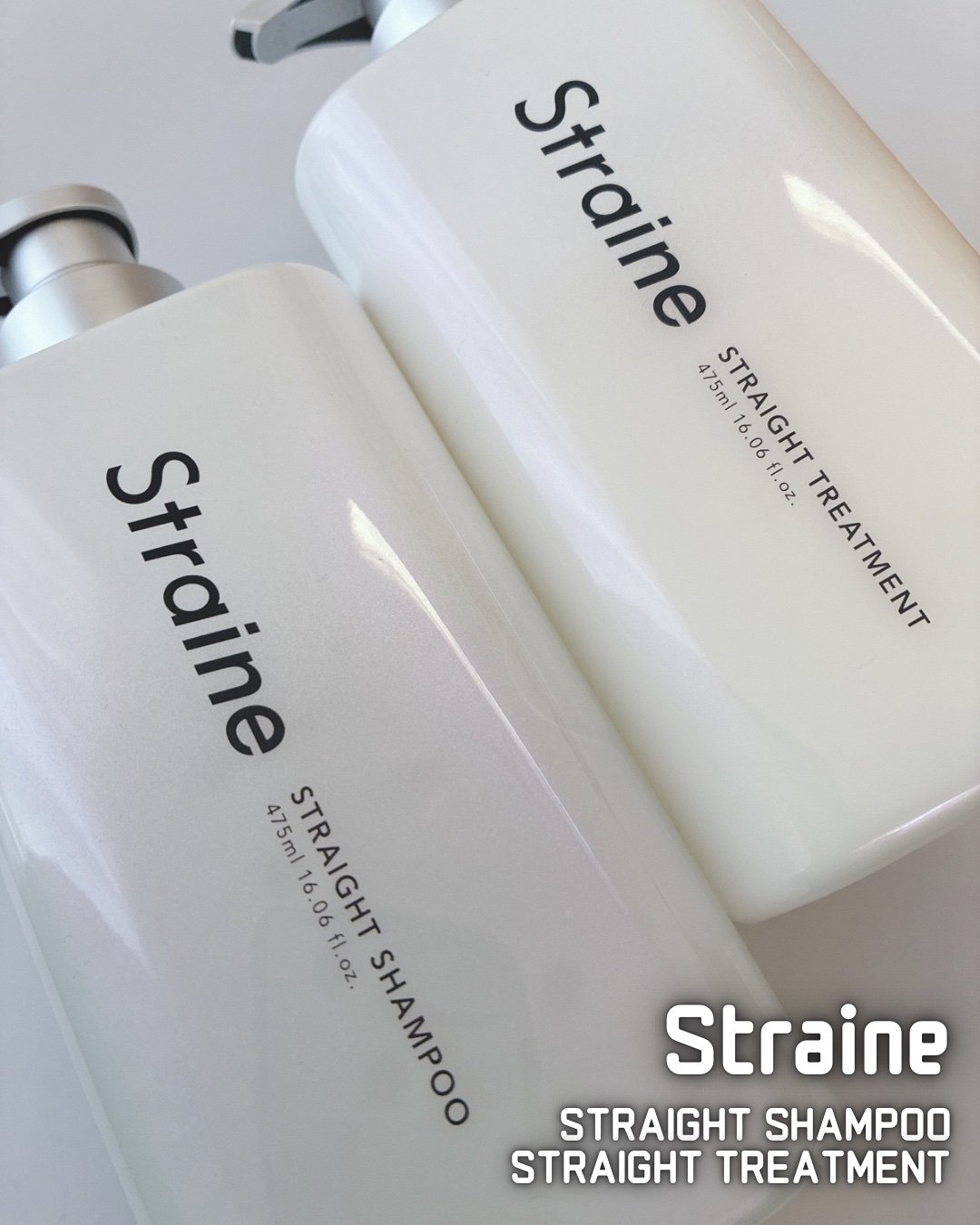 ストレートシャンプー/ストレートトリートメント ホワイトブロッサムの香り/Straine/市販シャンプーを使ったクチコミ（1枚目）