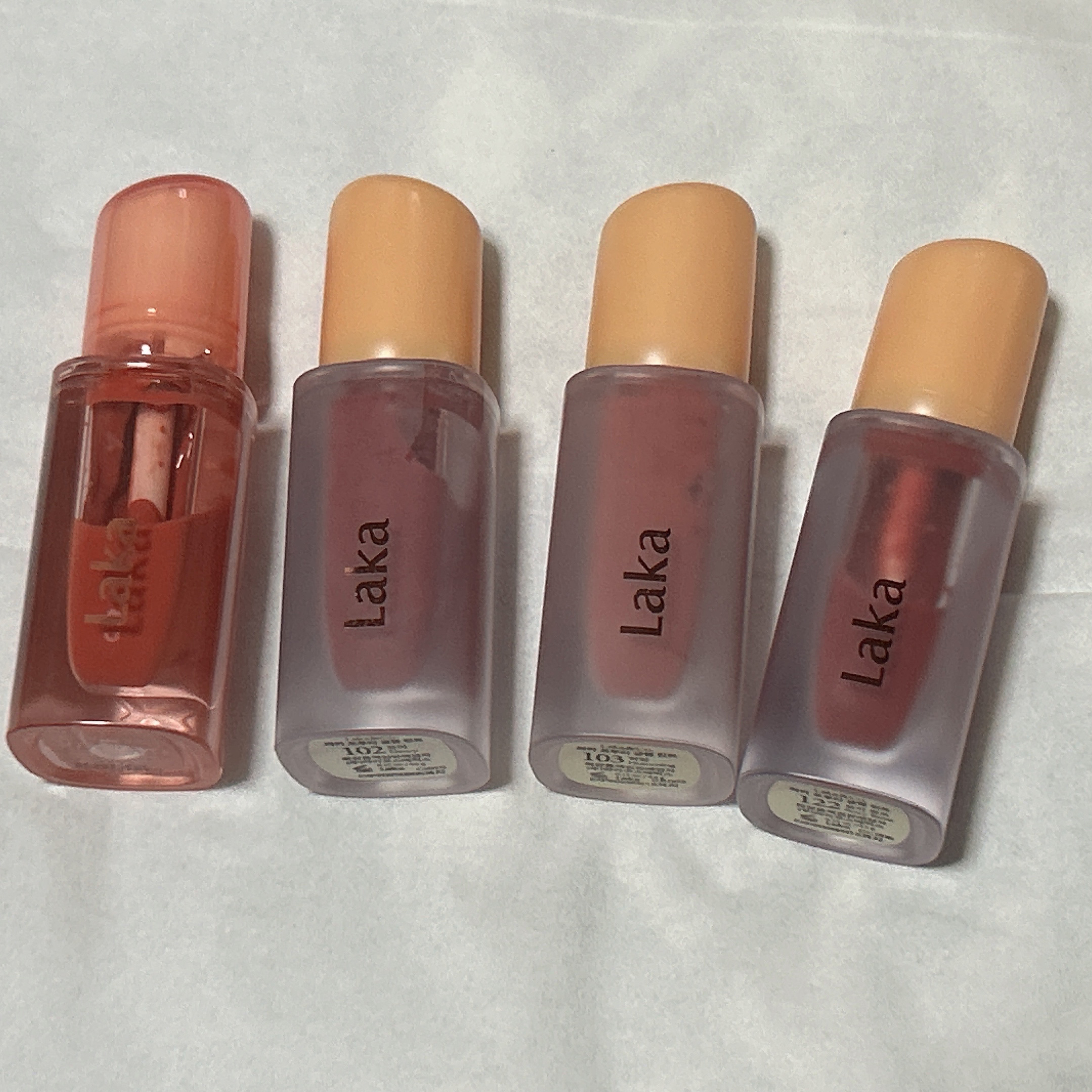 ジェリーイングヌードグロス/Laka/リップグロスを使ったクチコミ（2枚目）