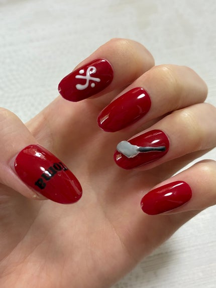 ジェルネイル(ライト対応)/セリア/ジェルネイルを使ったクチコミ(2枚目)