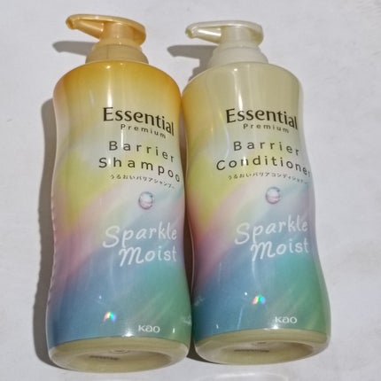 エッセンシャルプレミアム バリアシャンプー・コンディショナー スパークルモイスト/エッセンシャル/市販シャンプーを使ったクチコミ(1枚目)