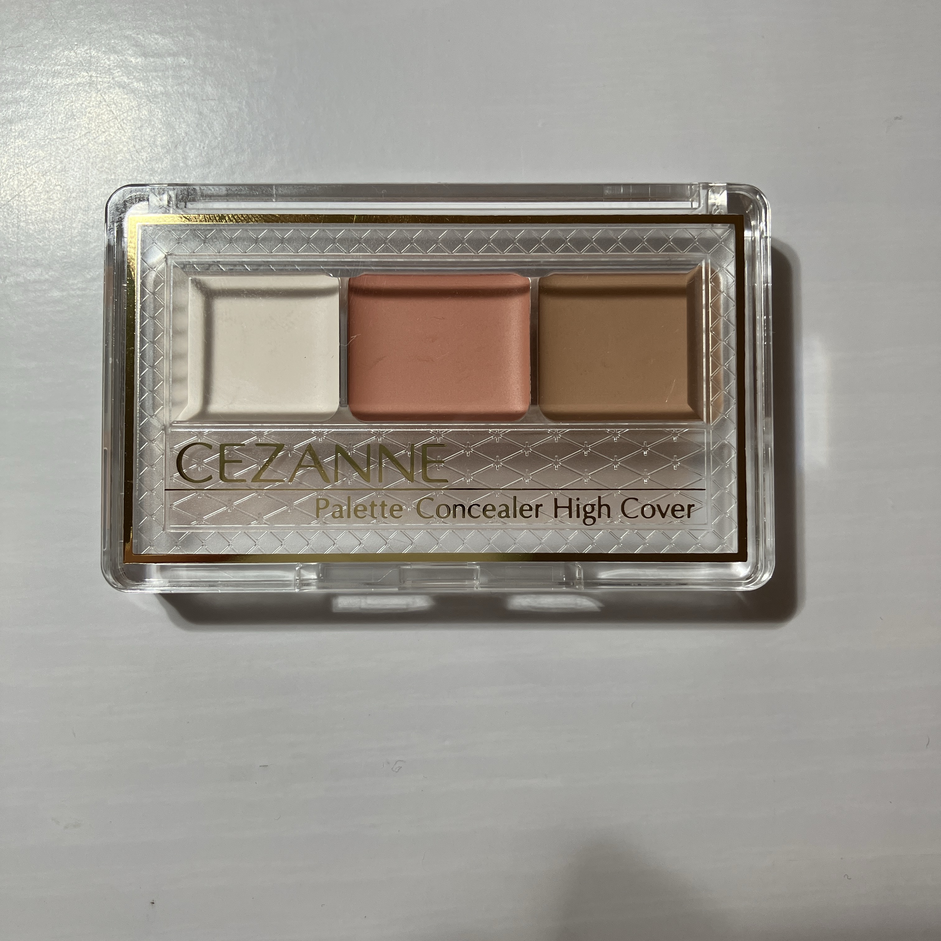 パレットコンシーラー ハイカバー 00 ライトトーン/CEZANNE/パレットコンシーラーを使ったクチコミ（1枚目）