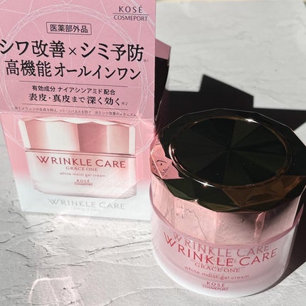 グレイス ワン リンクルケア ホワイト モイストリペア ジェルクリーム EX/グレイスワン/オールインワン化粧品を使ったクチコミ(5枚目)