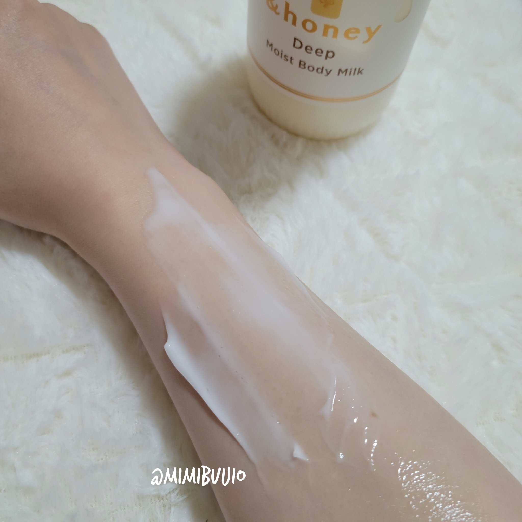 ディープ　モイストボディミルク/&honey/ボディミルクを使ったクチコミ（3枚目）