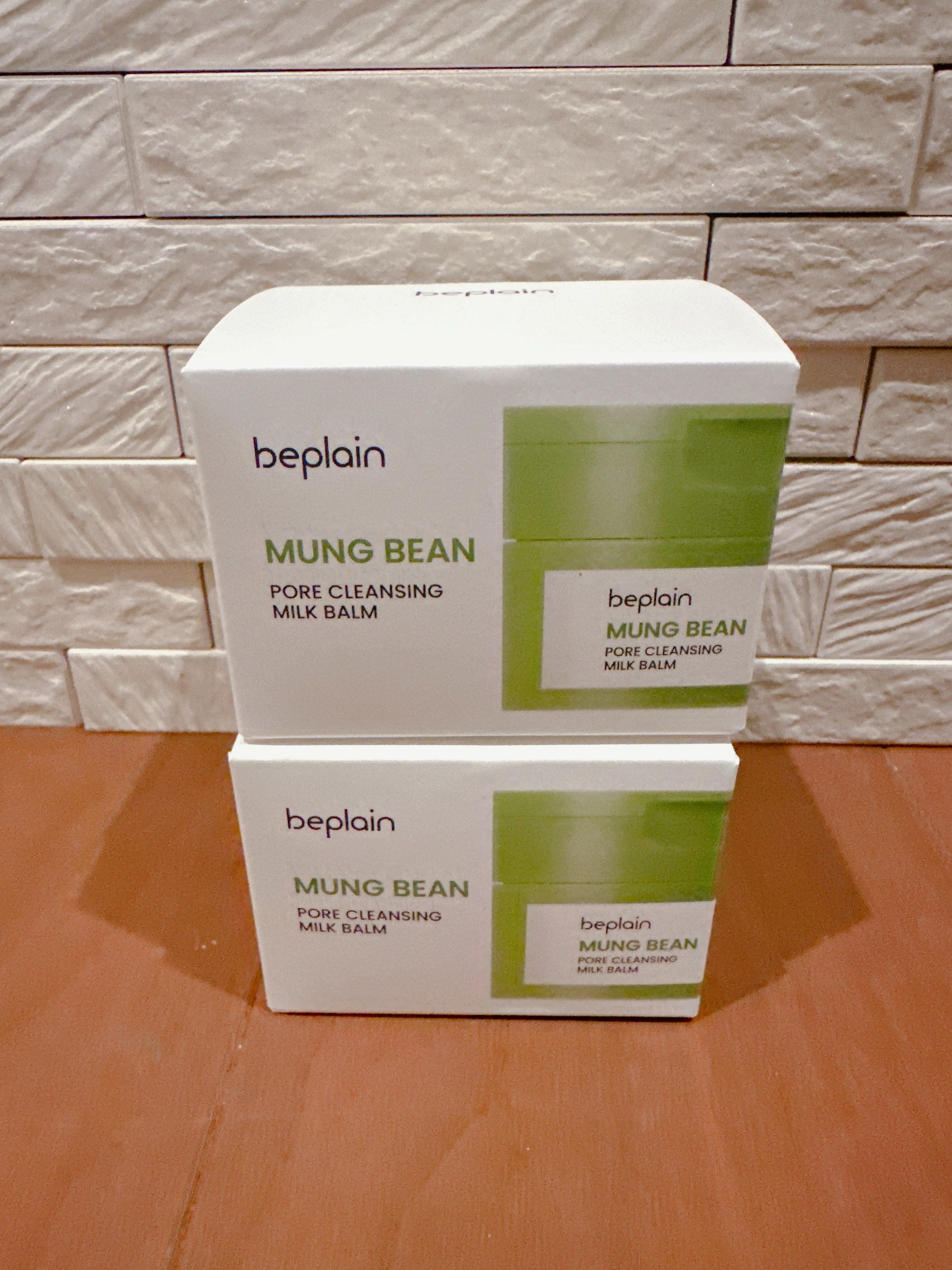 緑豆毛穴クレンジングミルクバーム/beplain/クレンジングバームを使ったクチコミ（3枚目）