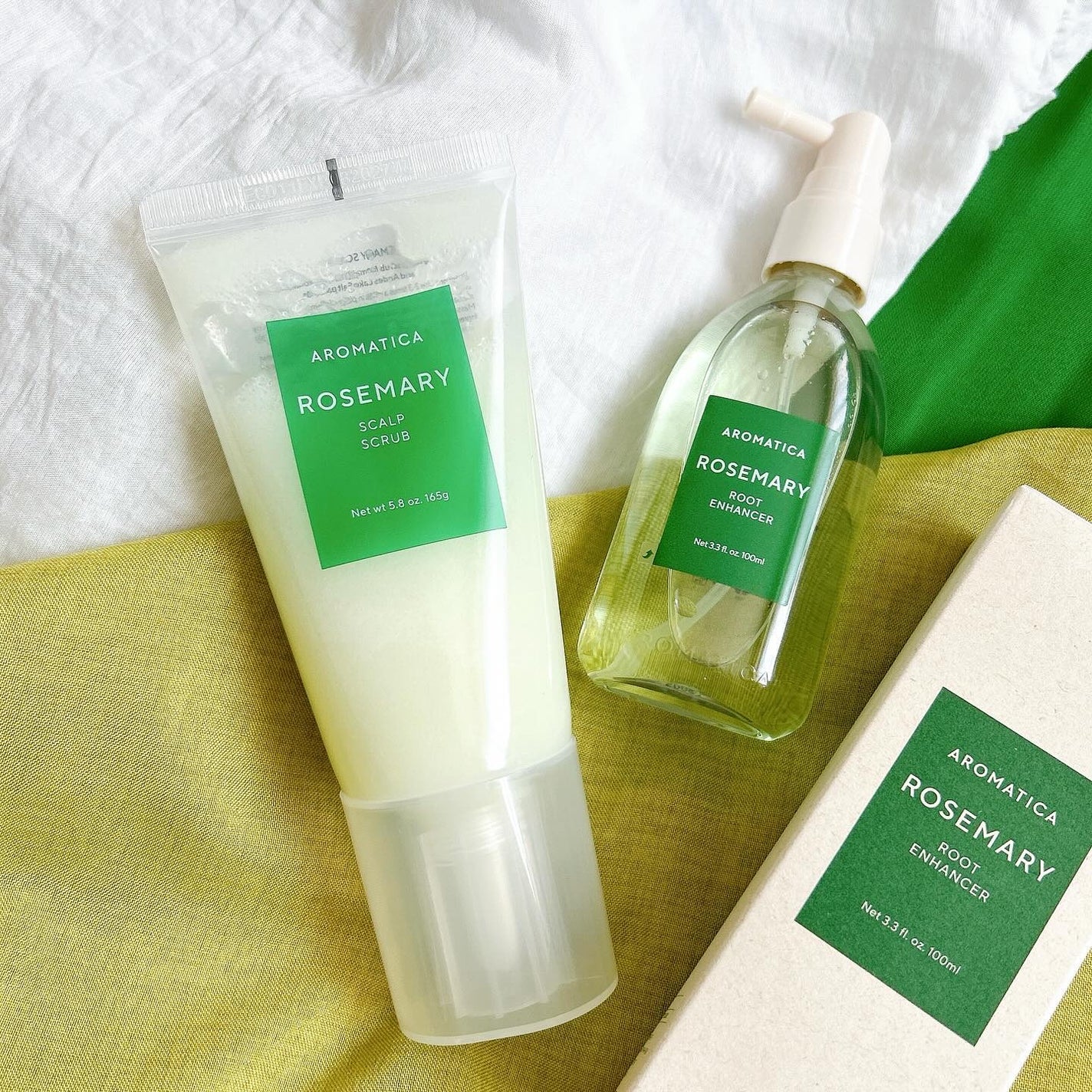 ローズマリー スカルプ スクラブ/AROMATICA/ヘッドスクラブを使ったクチコミ(1枚目)