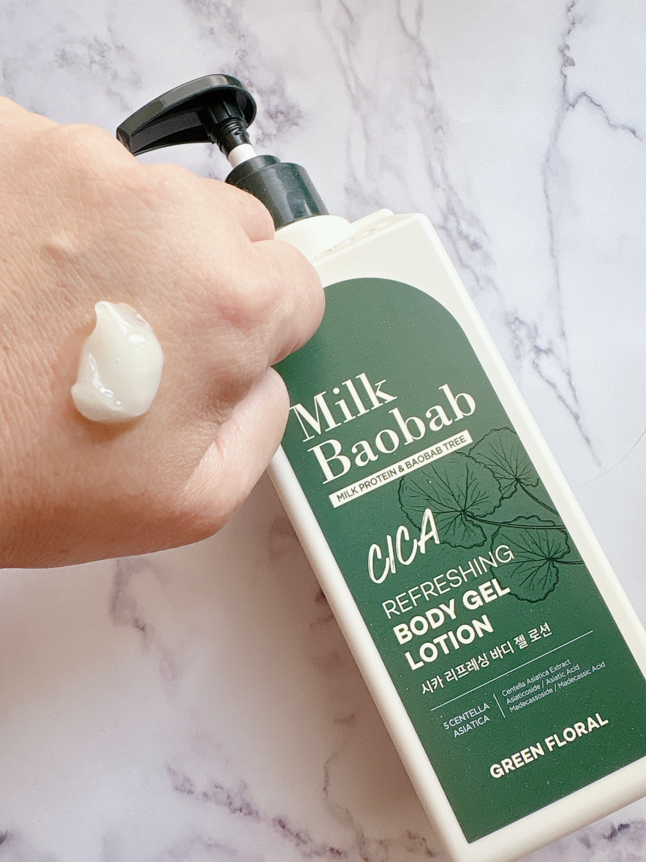 シカ リフレッシング ボディ ジェル ローション/ミルクバオバブ/ボディローションを使ったクチコミ（2枚目）