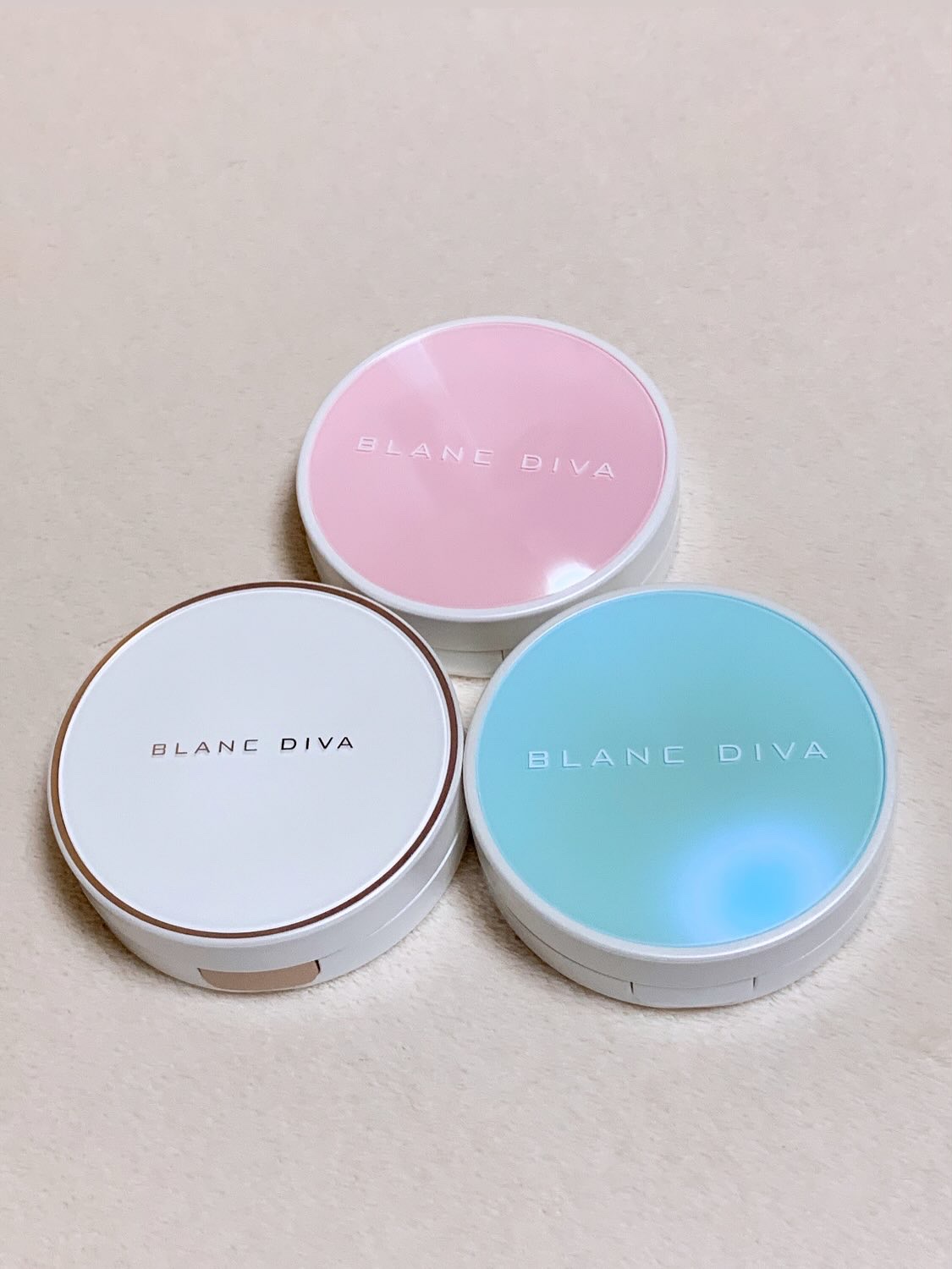 ウォーターベルベットクッション/BLANCDIVA/クッションファンデーションを使ったクチコミ（2枚目）