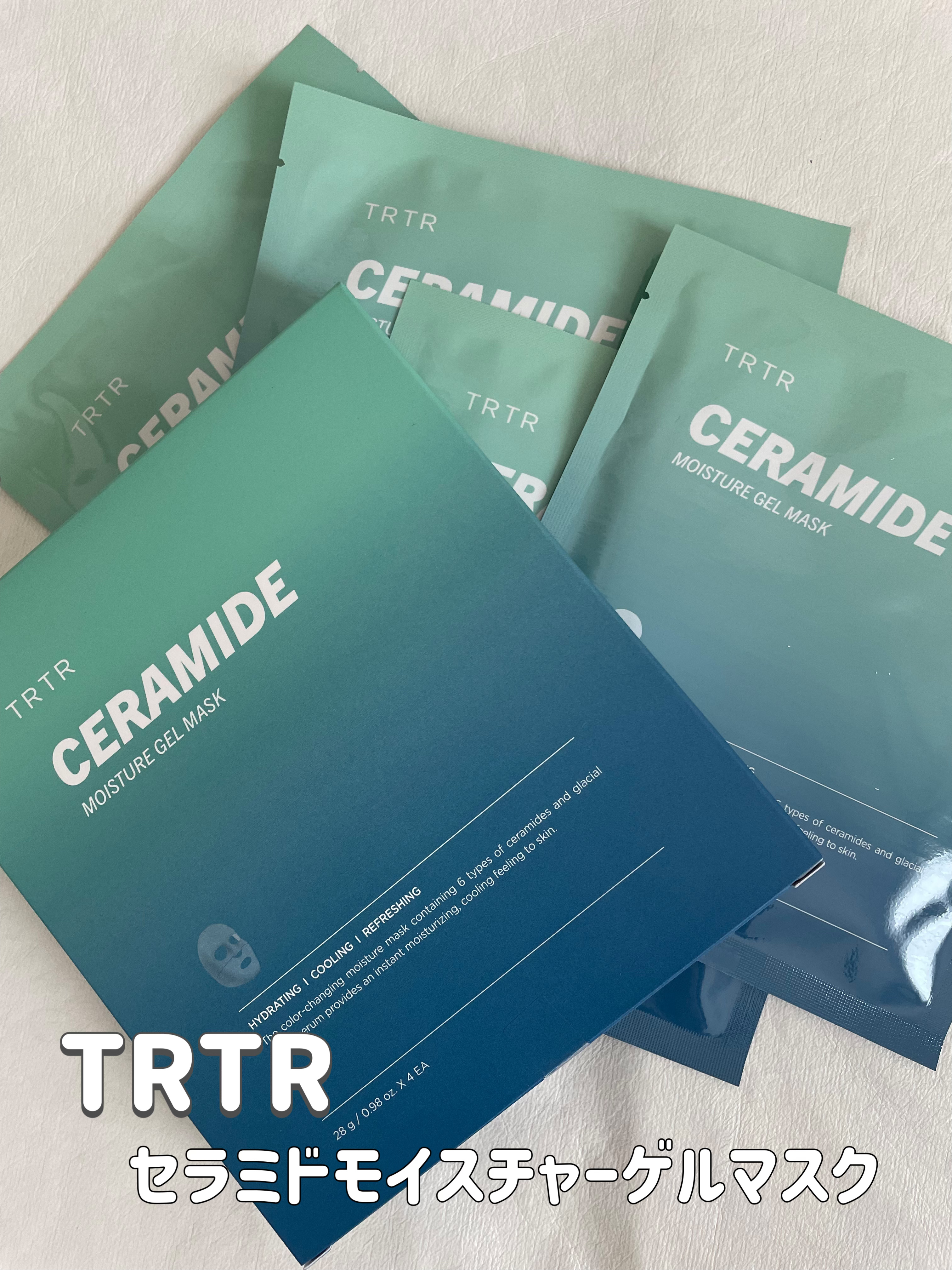 TRTR セラミドモイスチャーゲルマスクのクチコミ「\\ TRTR //

💙セラミドモイスチャーゲルマスク💙

乾燥したお肌に
水分チャージうる.....」（1枚目）