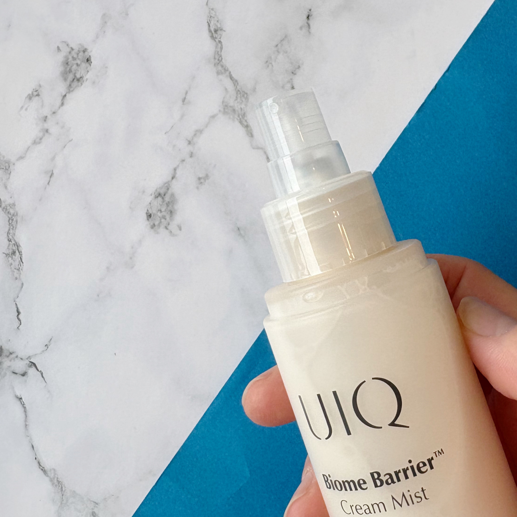 バイオームバリア クリームミスト/UIQ/ミスト状化粧水を使ったクチコミ（2枚目）