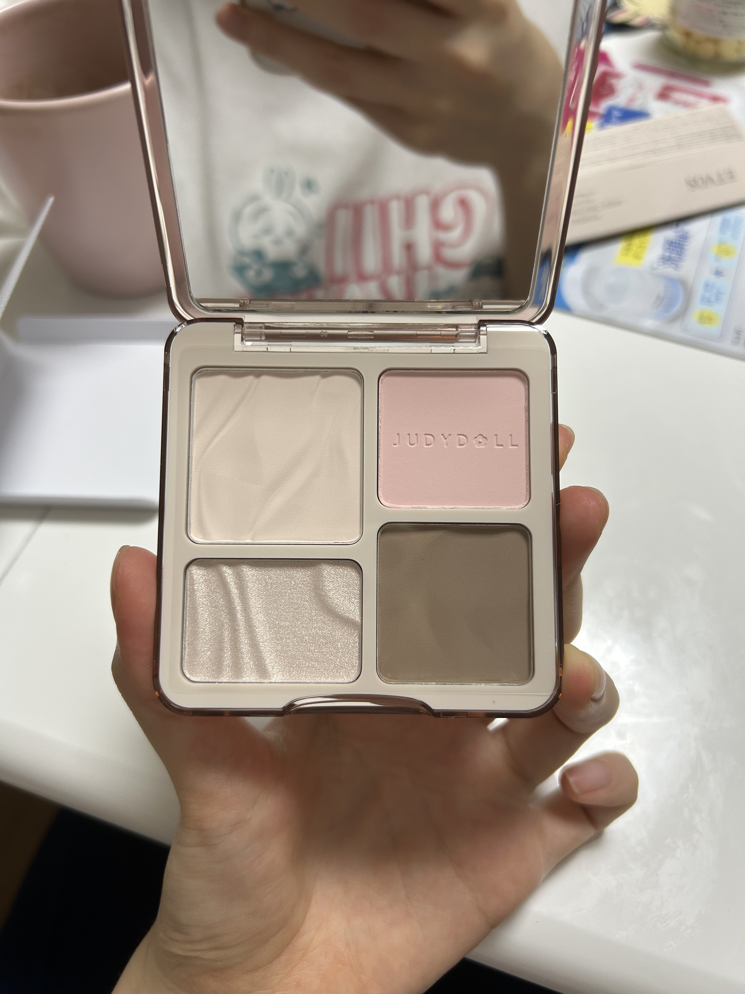 JUDYDOLL メリハリマスターパレット/JUDYDOLL/パウダーハイライトを使ったクチコミ（1枚目）