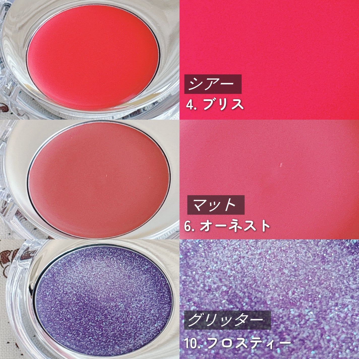 メルティングムードリップ&チーク/moonshot/ジェル・クリームチークを使ったクチコミ(2枚目)