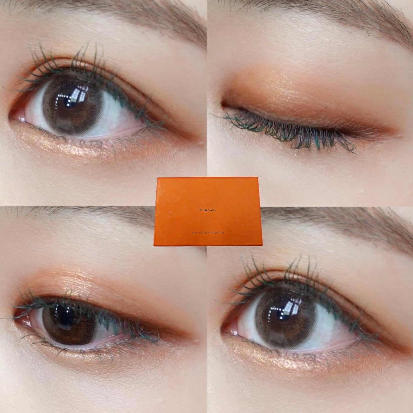 アイカラーパレット/heme/アイシャドウパレットを使ったクチコミ(5枚目)