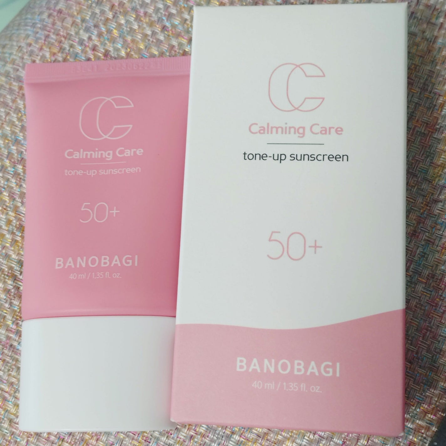 カーミングケア トーンアップサンスクリーン/BANOBAGI/日焼け止めクリームを使ったクチコミ(2枚目)