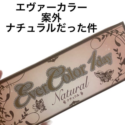 エバーカラーワンデー ナチュラル/エバーカラー/ワンデー(1DAY)カラコンを使ったクチコミ(1枚目)