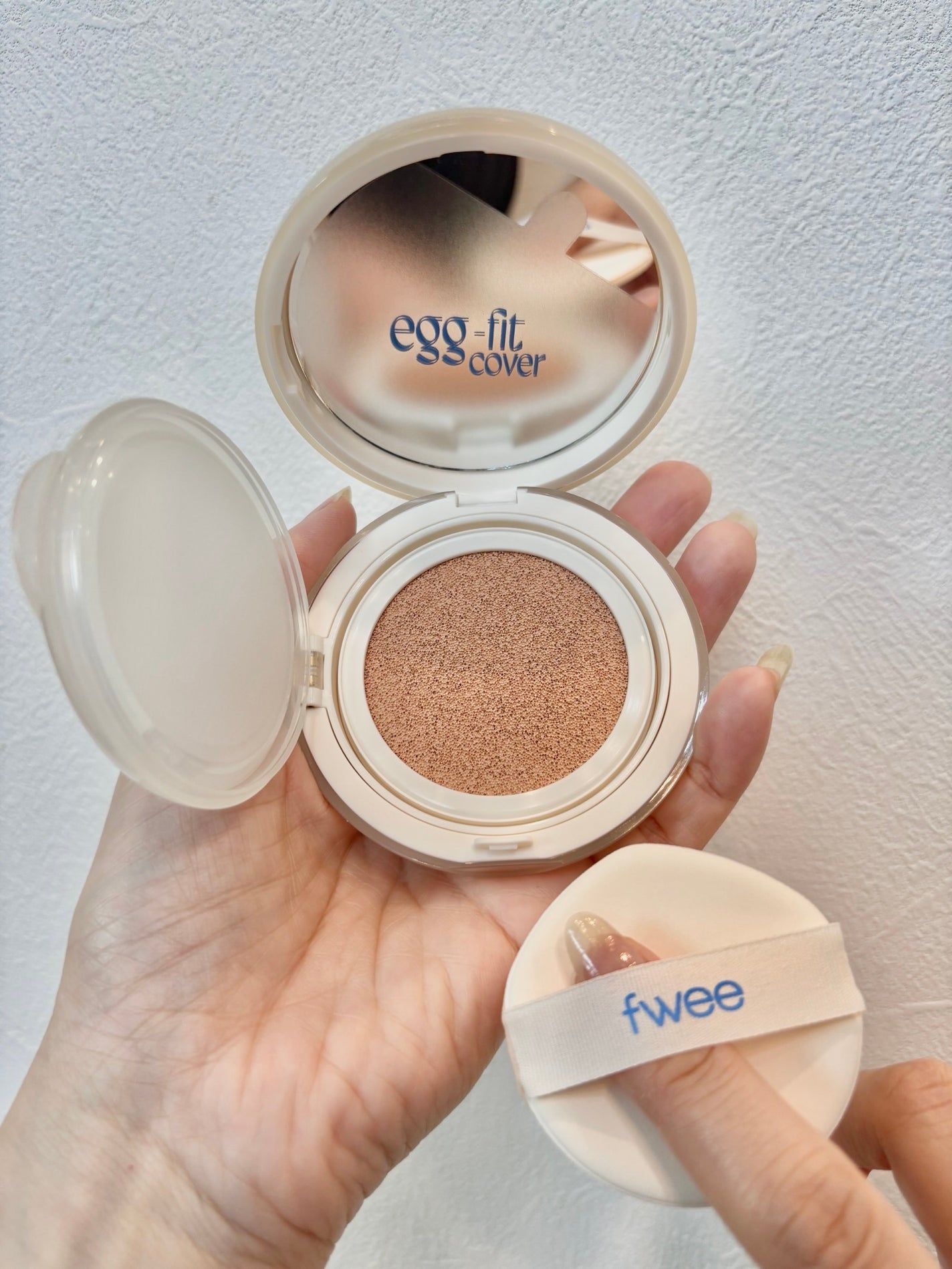 フィー クッションエッグフィットカバー/fwee/クッションファンデーションを使ったクチコミ(2枚目)