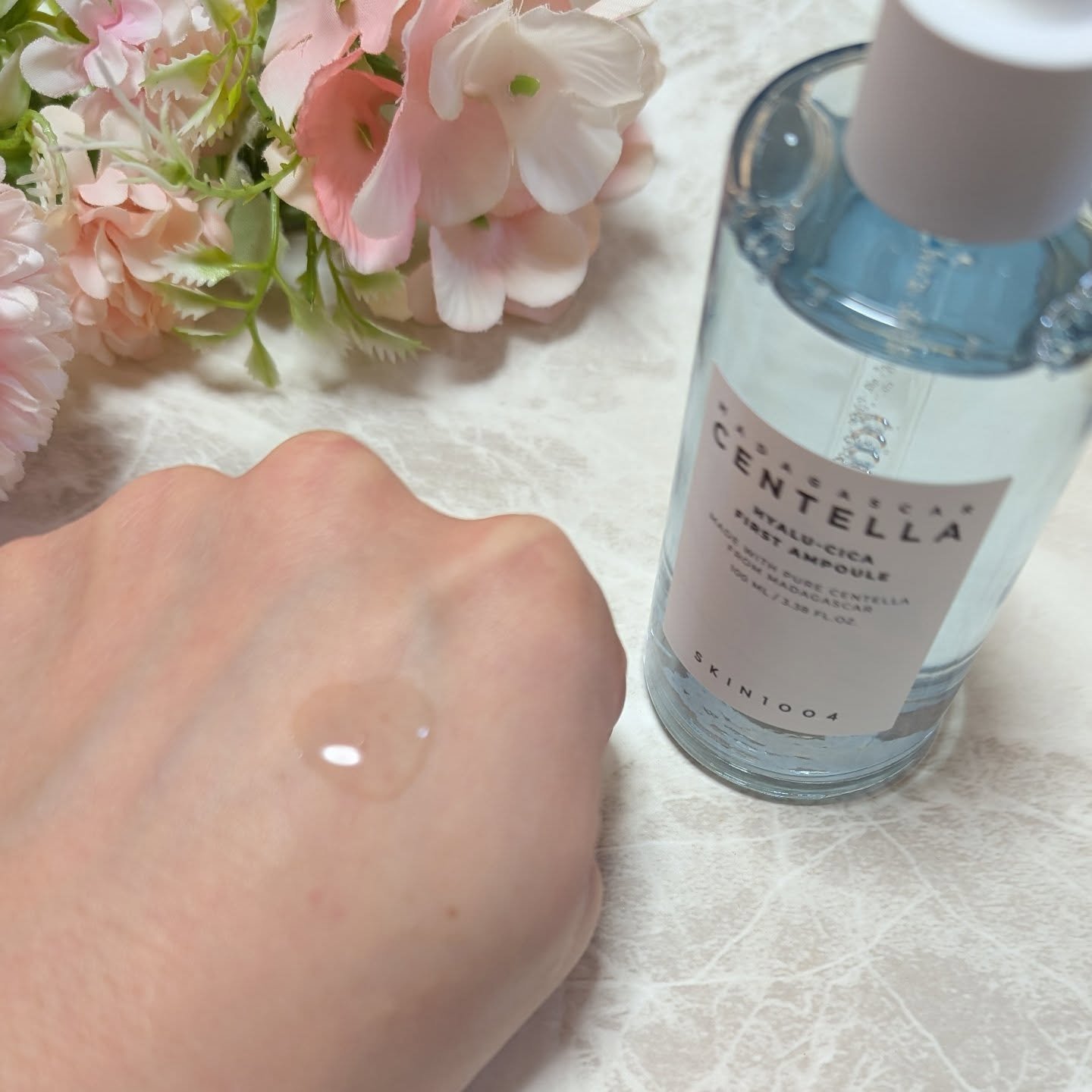 ヒアルーシカ ファースト アンプル/SKIN1004/ブースター・導入液を使ったクチコミ（3枚目）