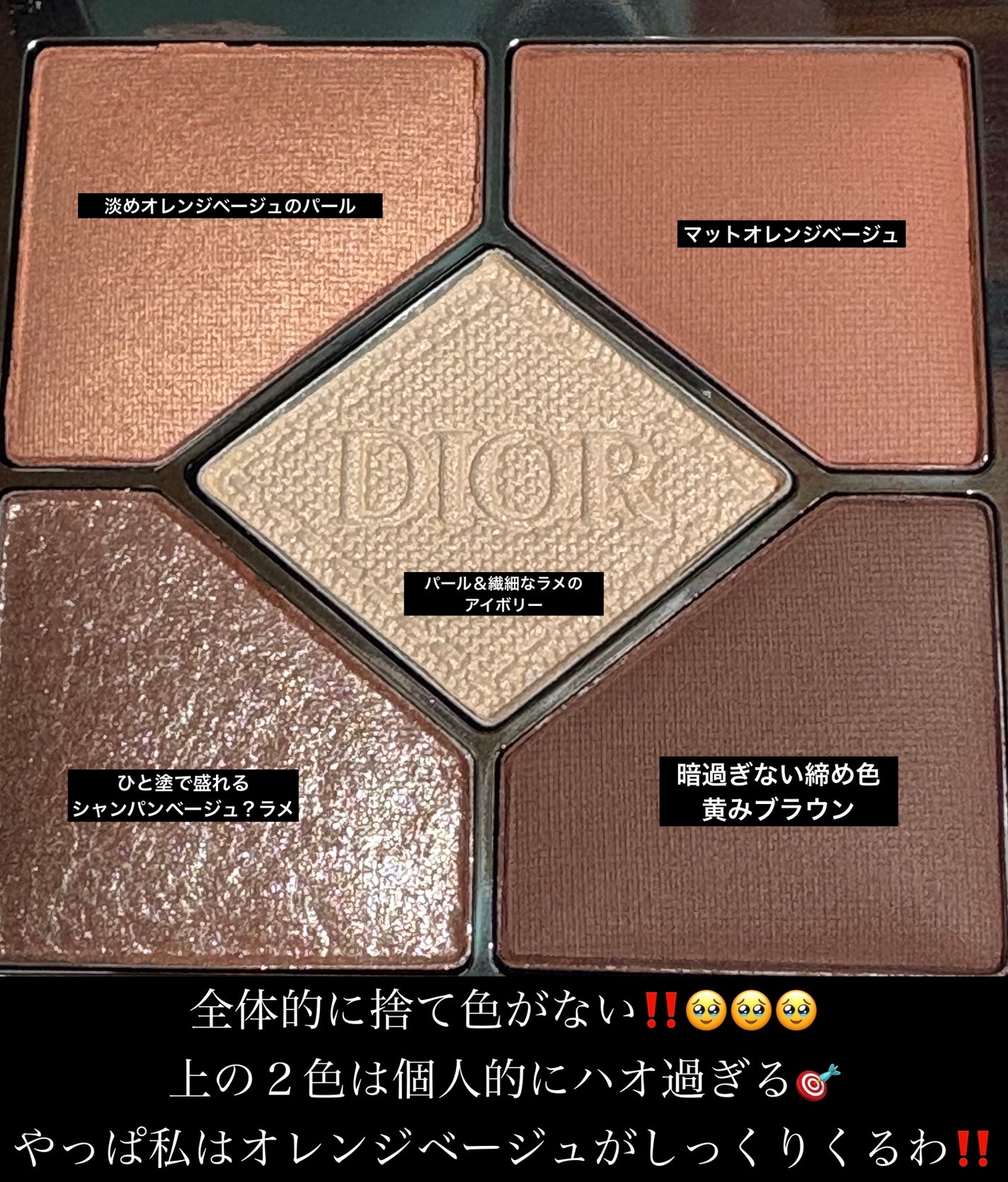 ディオールショウ サンク クルール/Dior/アイシャドウを使ったクチコミ(2枚目)