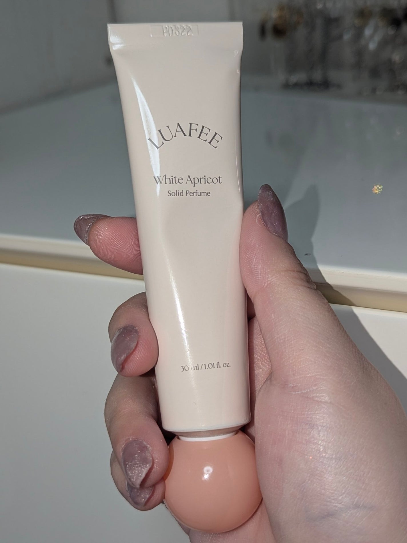 ソリッド パフューム ホワイトアプリコット/LUAFEE/練り香水を使ったクチコミ(5枚目)