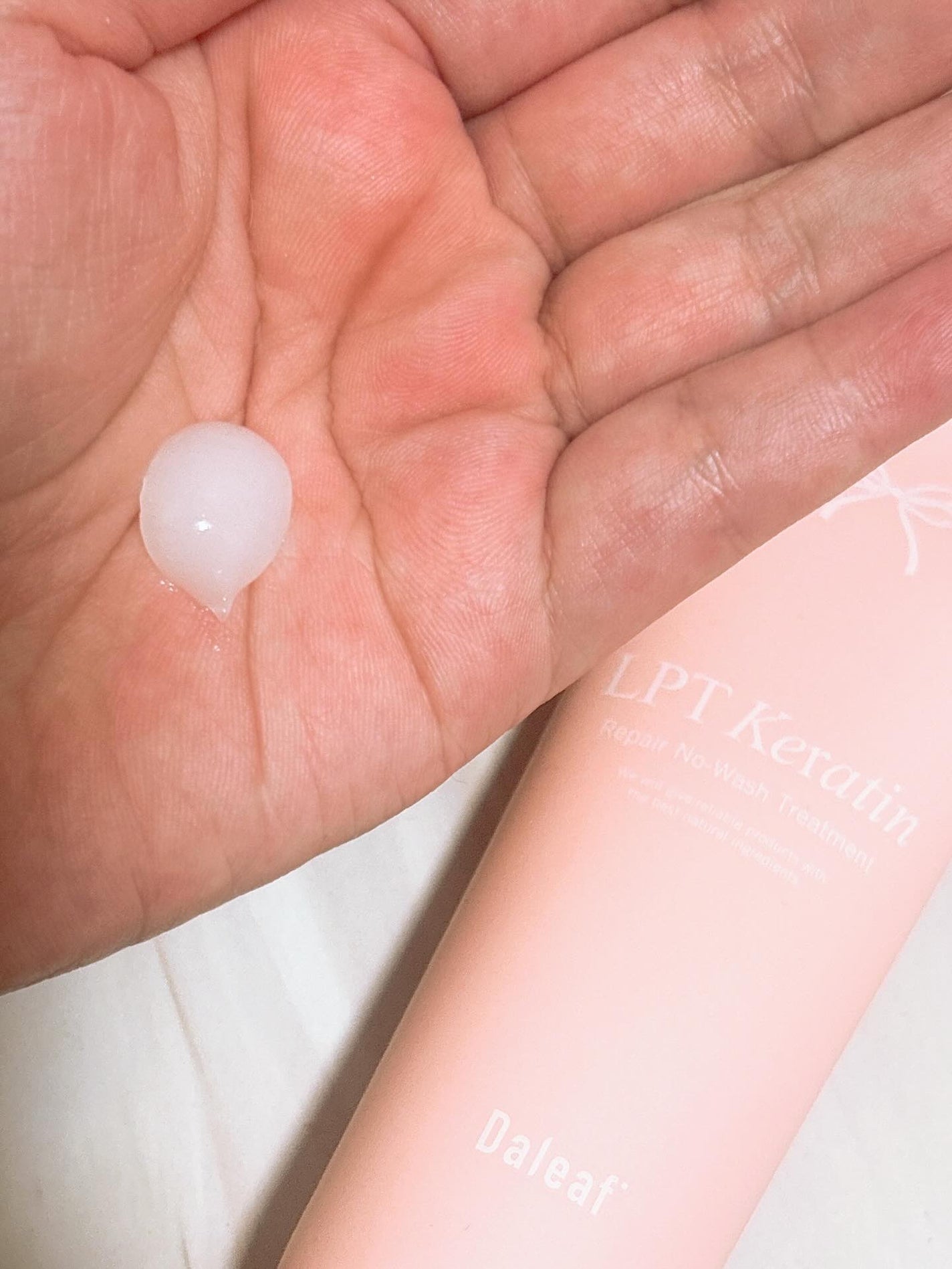 LPTケラチンリペア ノーウォッシュトリートメント/Daleaf/アウトバストリートメントを使ったクチコミ(2枚目)