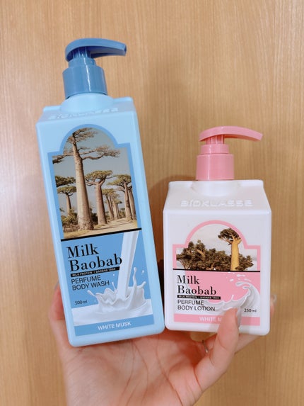 ミルクバオバブ パフュームボディウォッシュ ホワイトムスク/ミルクバオバブ/ボディソープを使ったクチコミ(1枚目)