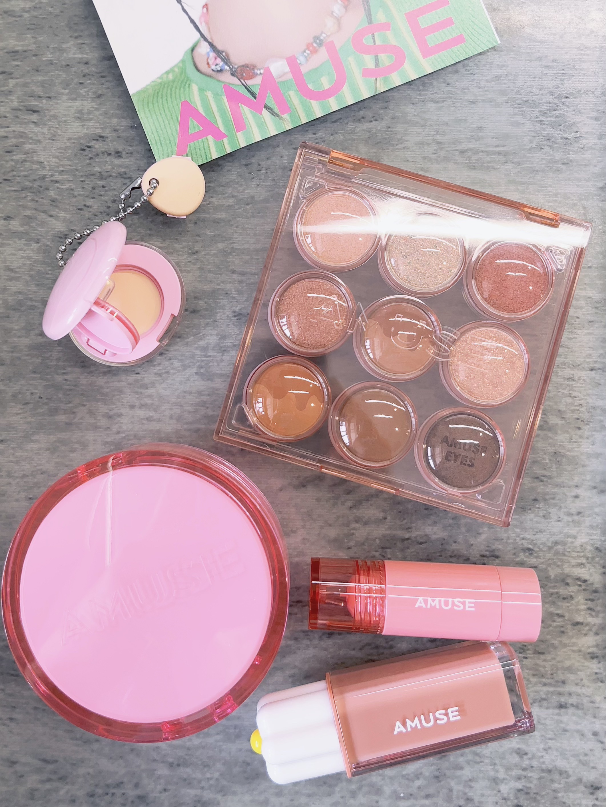アイカラーパレット/AMUSE/アイシャドウパレットを使ったクチコミ（1枚目）