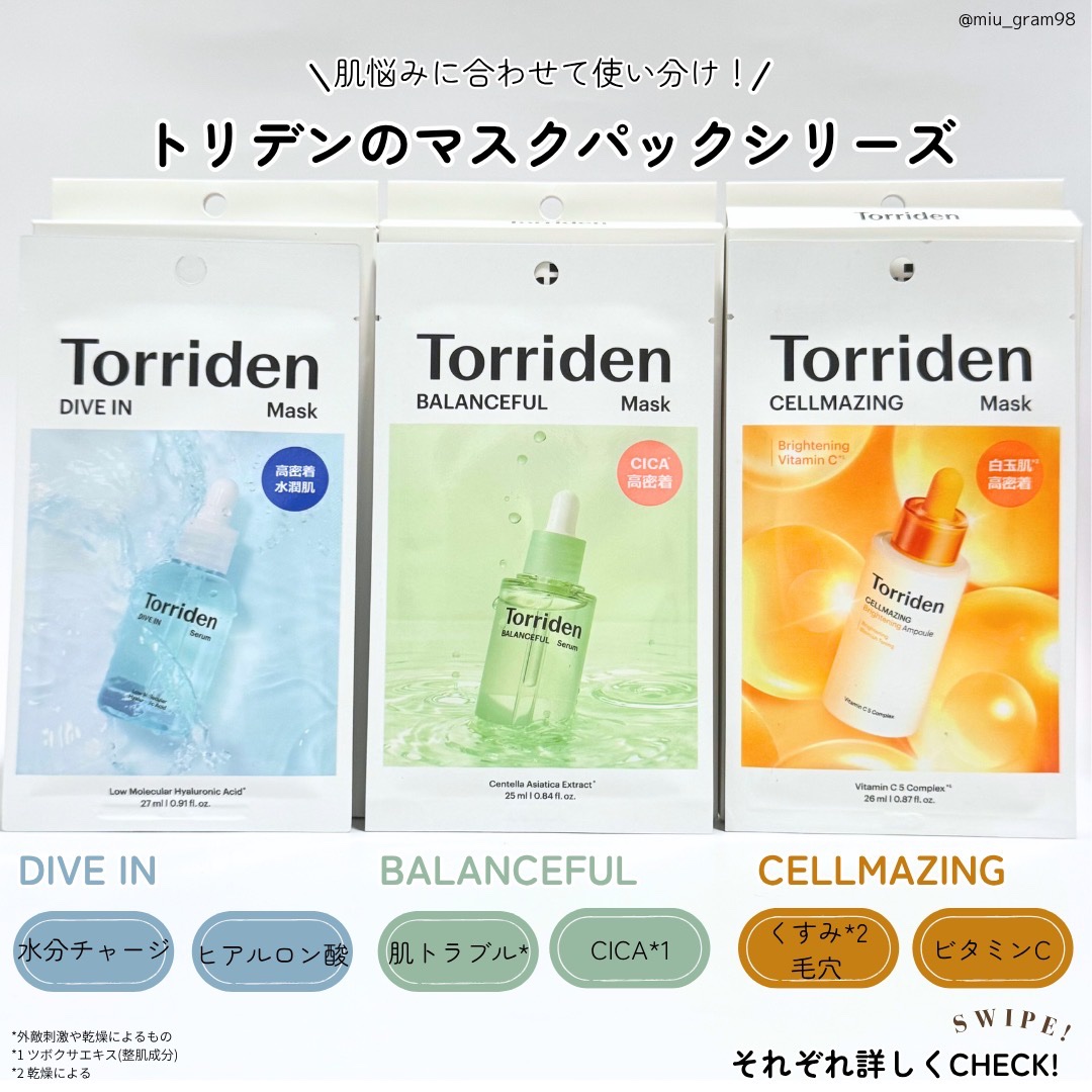 トリデン ダイブインマスクパック/Torriden/シートマスク・パックを使ったクチコミ（2枚目）