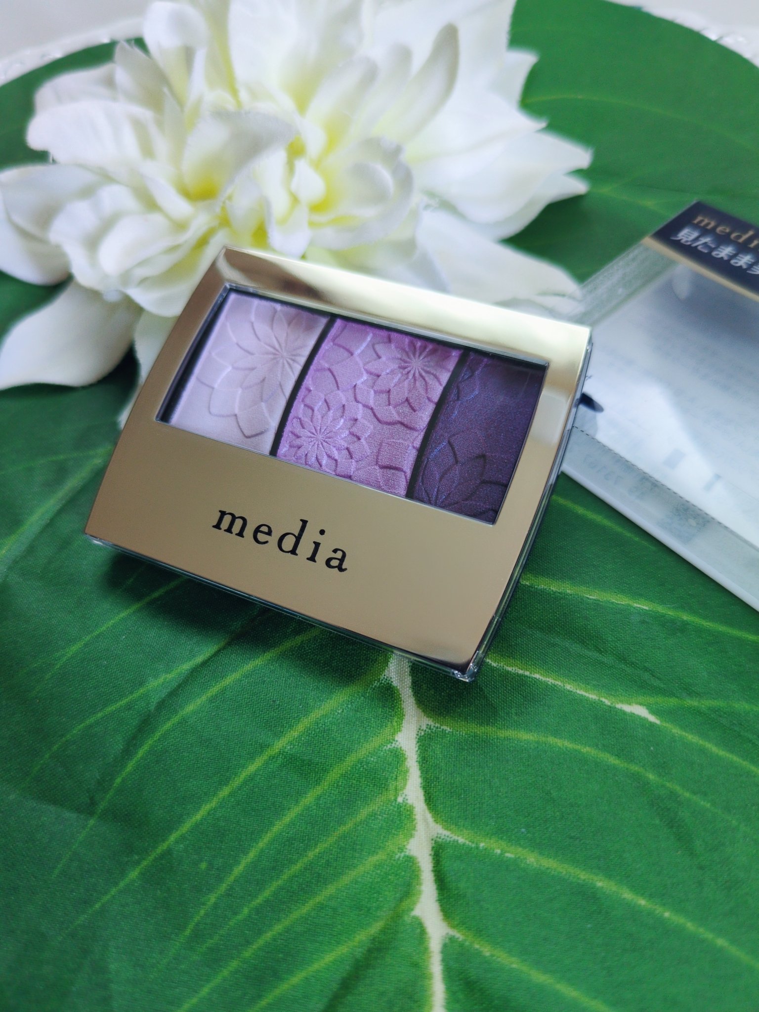 グラデカラーアイシャドウ/media/アイシャドウパレットを使ったクチコミ（1枚目）