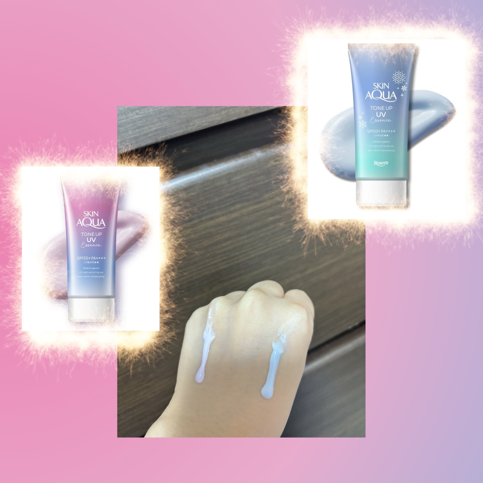 スキンアクア トーンアップUVエッセンス/スキンアクア/日焼け止めクリームを使ったクチコミ（2枚目）