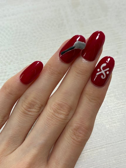 ジェルネイル(ライト対応)/セリア/ジェルネイルを使ったクチコミ(4枚目)