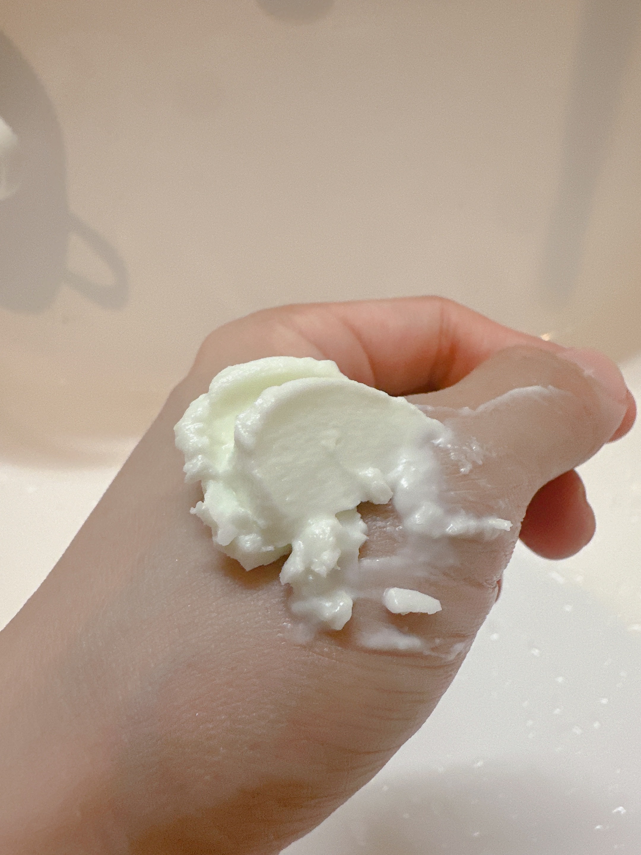 緑豆毛穴クレンジングミルクバーム/beplain/クレンジングバームを使ったクチコミ（1枚目）