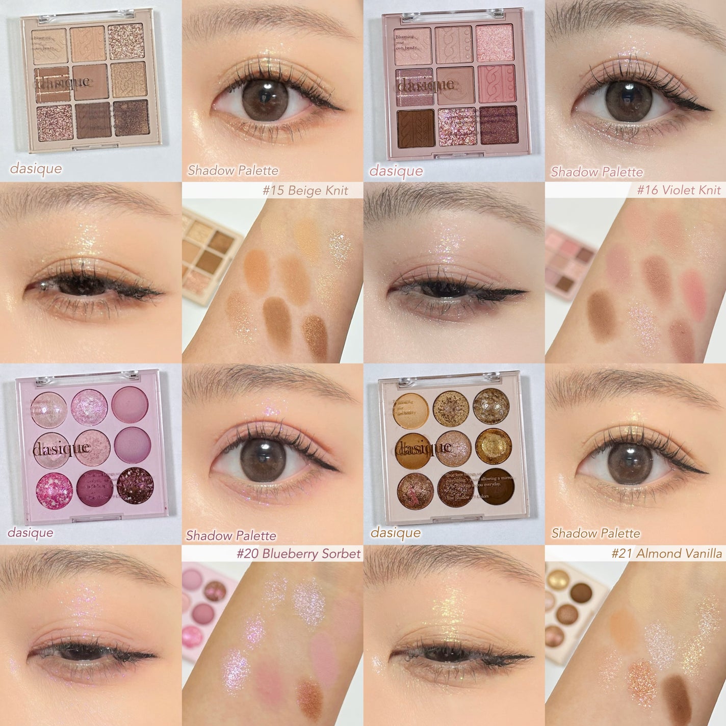 シャドウパレット/dasique/アイシャドウパレットを使ったクチコミ(3枚目)