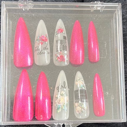 ひろ♡ フォロバ on LIPS 「久しぶりの投稿!今は1枚目のクリアフレンチネイルをしてます😌ず..」(5枚目)