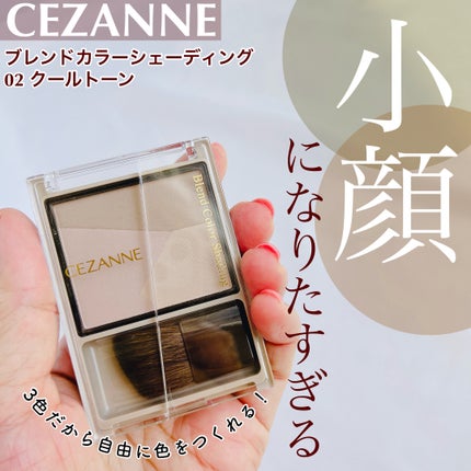 ブレンドカラーシェーディング/CEZANNE/シェーディングを使ったクチコミ(1枚目)