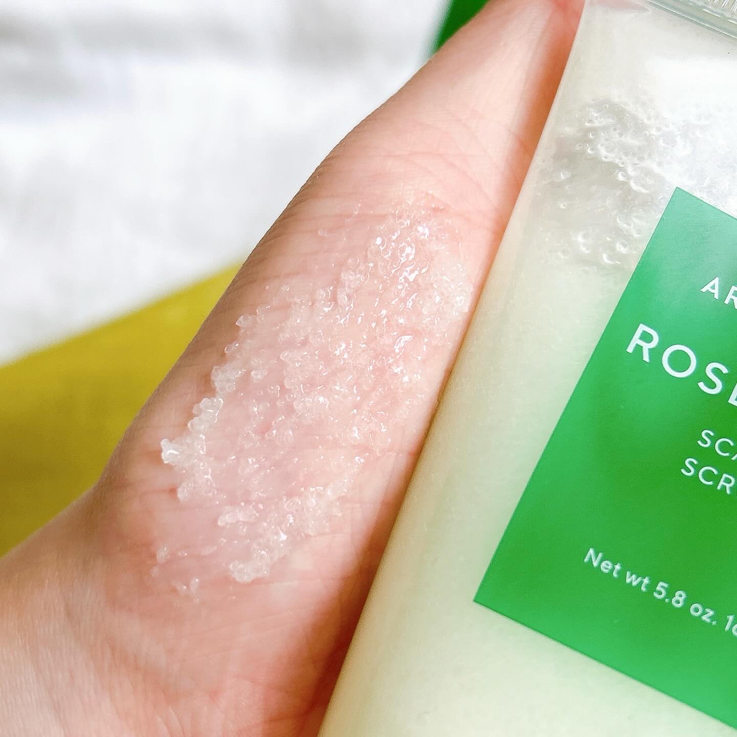 ローズマリー スカルプ スクラブ/AROMATICA/ヘッドスクラブを使ったクチコミ（3枚目）