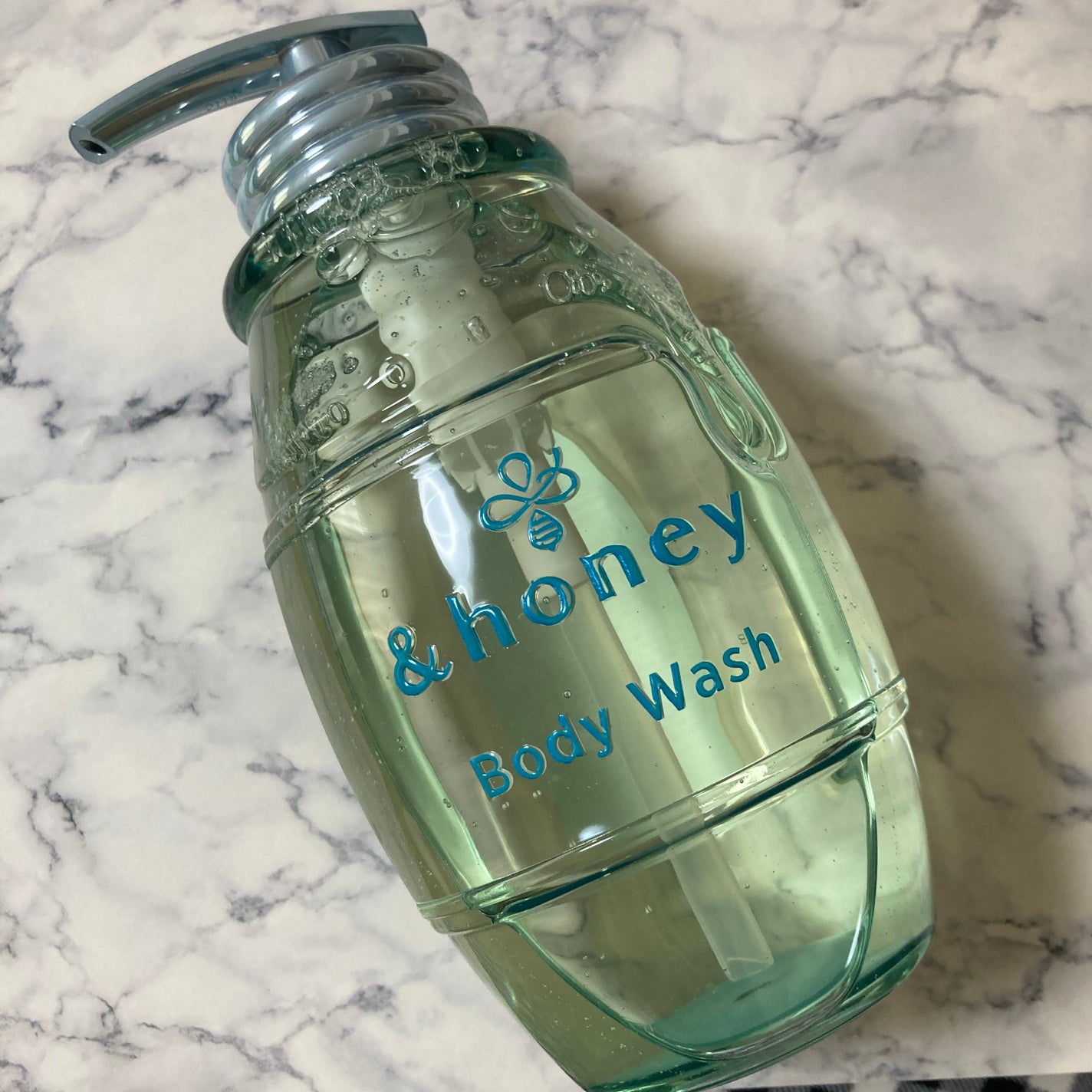 サボンクリア ジェルボディウォッシュ/&honey/ボディソープを使ったクチコミ(1枚目)