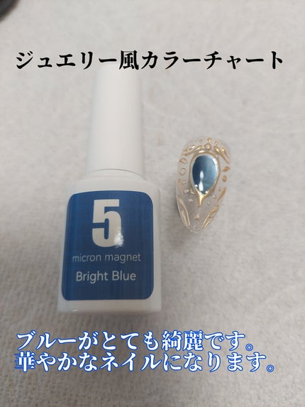 5ミクロンマグネット/ネイル工房/ジェルネイルを使ったクチコミ(2枚目)