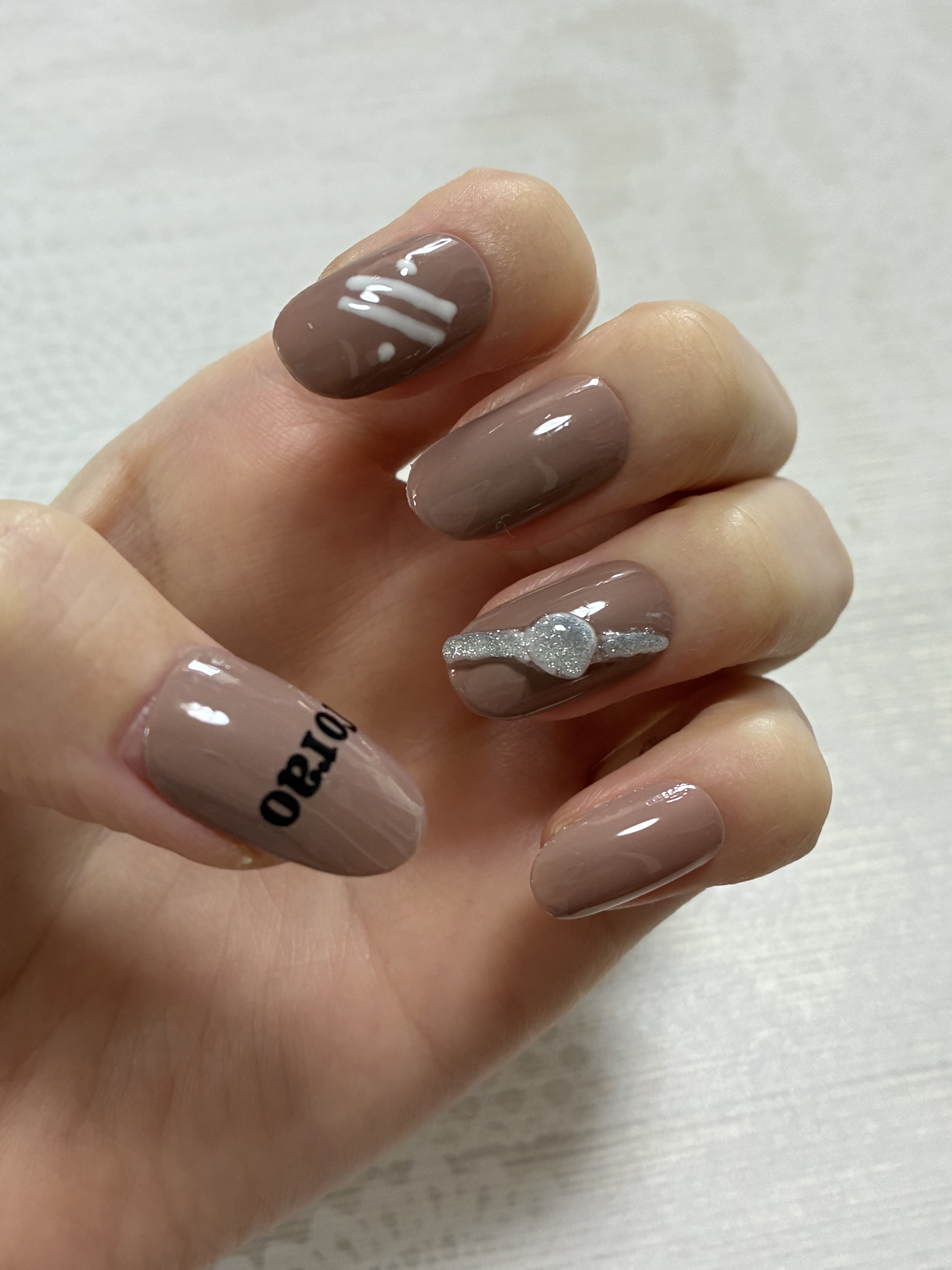 ジェルネイル（ライト対応）/セリア/ジェルネイルを使ったクチコミ（2枚目）