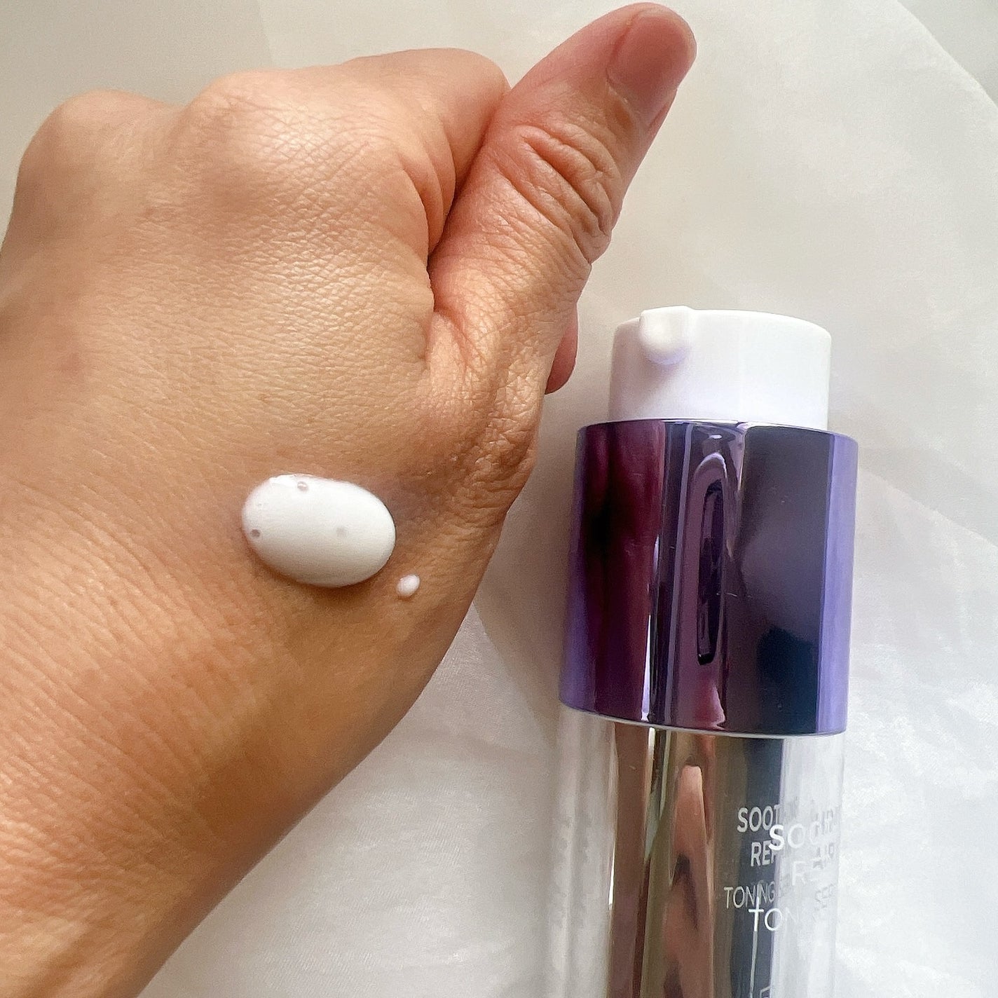 SOOTHING REPAIR TONING SERUM R4/ダーマファーム/美容液を使ったクチコミ(4枚目)