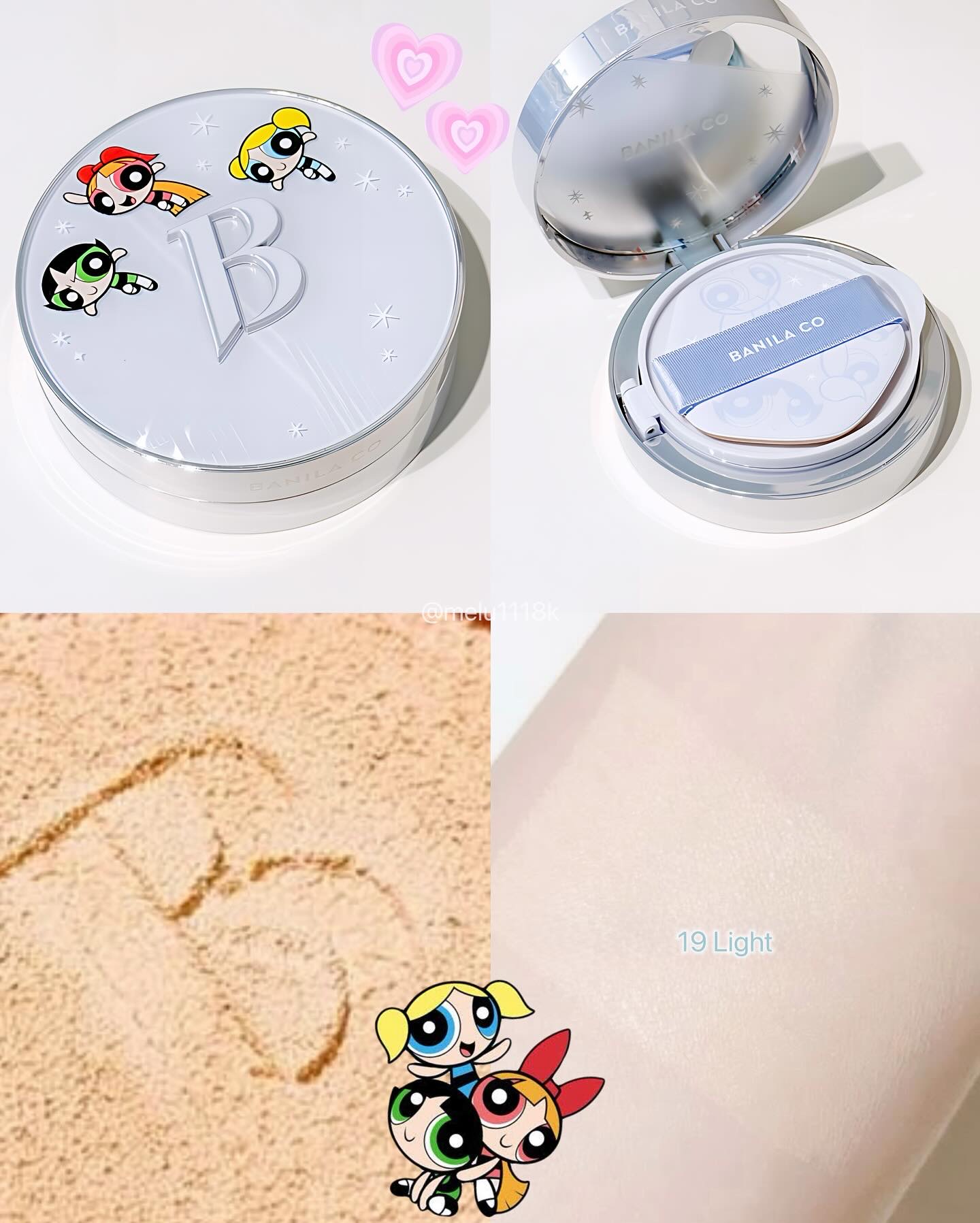 カバーリシャス アルティメット ホワイトクッション 19 ライト（パワーパフ ガールズ）/BANILA CO/クッションファンデーションを使ったクチコミ（2枚目）