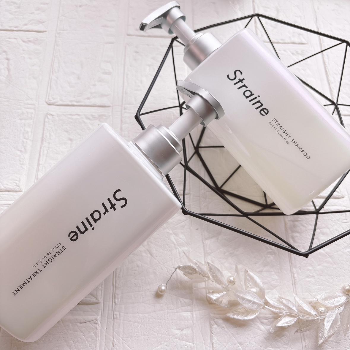 ストレートシャンプー/ストレートトリートメント ホワイトブロッサムの香り/Straine/市販シャンプーを使ったクチコミ（2枚目）