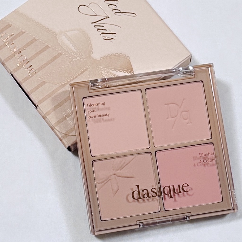 ブレンディングムードチーク 10 ミューテッドナッツ/dasique/パウダーチークを使ったクチコミ（1枚目）