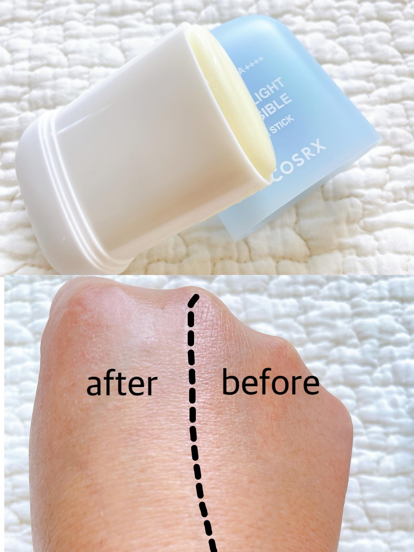 ウルトラライト透明UVクリーム/COSRX/日焼け止めクリームを使ったクチコミ（3枚目）