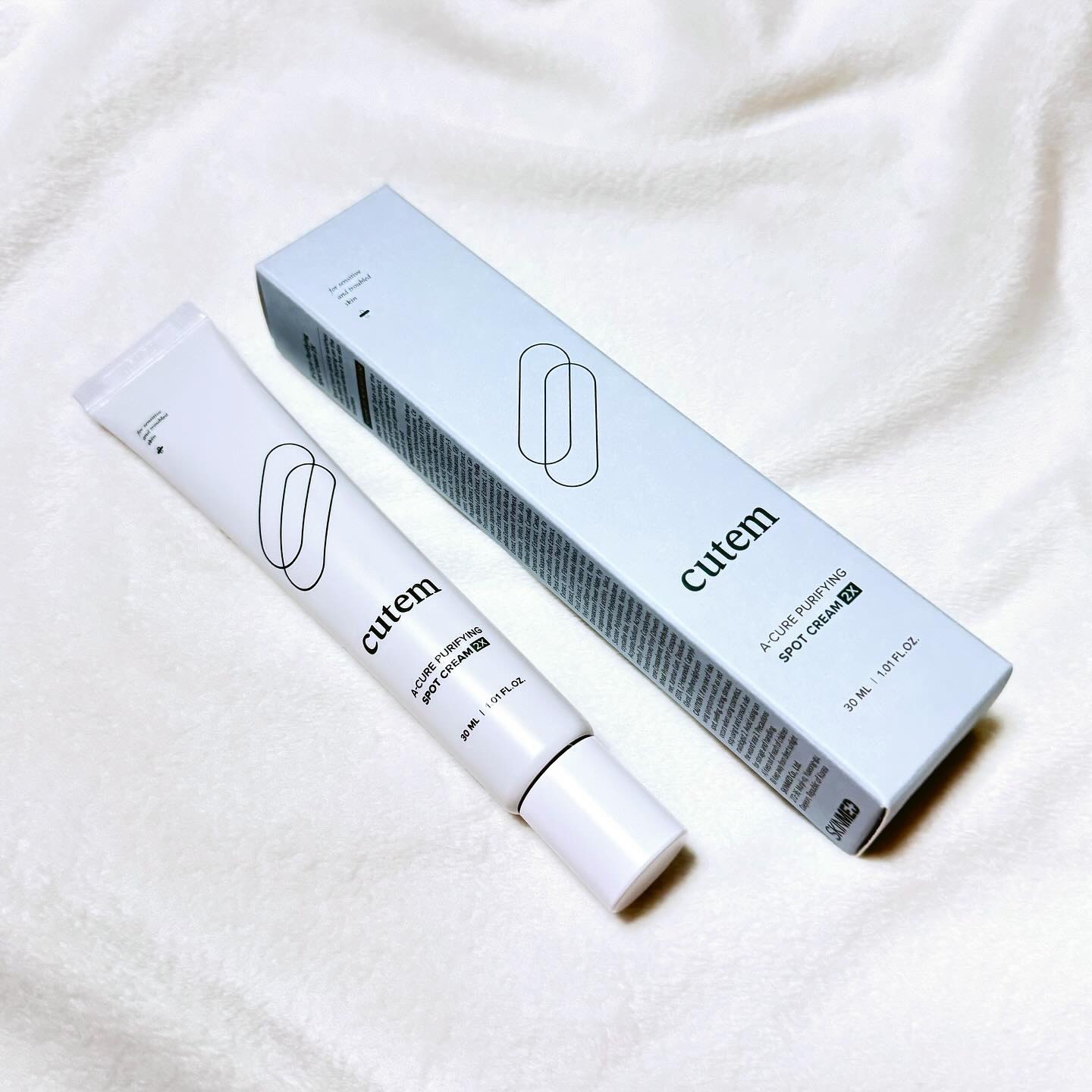エーキュアピュリファイングスポットクリームツーエックス/cutem/フェイスクリームを使ったクチコミ（1枚目）